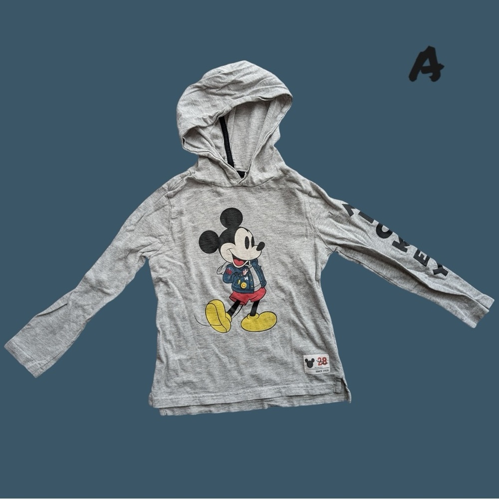 Gap kids x Disney, Mickey Mouse long sleeve hooded tee